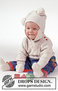 Free knitting and crochet patterns / DROPS Baby 1-2