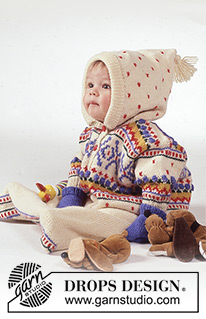 Free knitting and crochet patterns / DROPS Baby 1-3