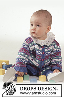 Free knitting and crochet patterns / DROPS Baby 1-4