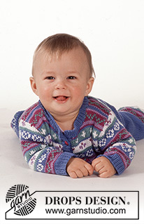 Free knitting and crochet patterns / DROPS Baby 1-4
