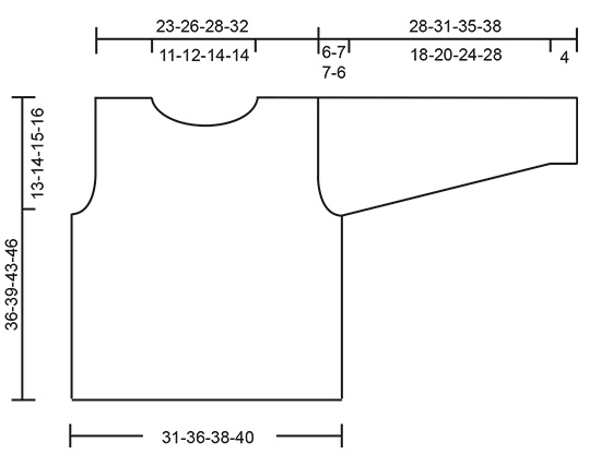 Diagram measurements for DROPS Baby 10-16