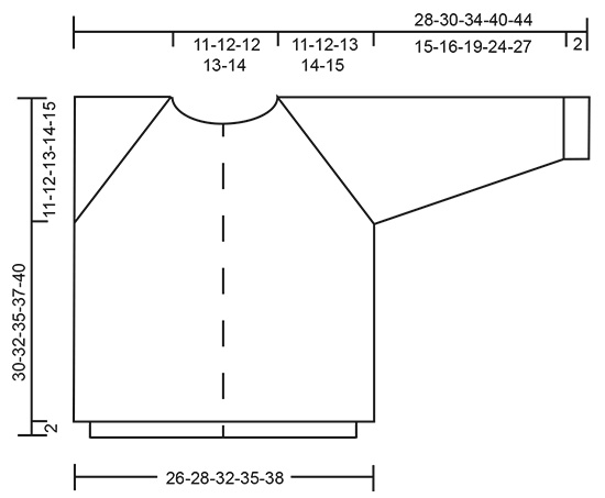 Diagram measurements for DROPS Baby 10-25