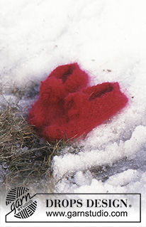 Best Friends' Slippers / DROPS Baby 10-28 - Strikkede tøfler til børn i DROPS Baby-ull og Vienna, eller DROPS BabyMerino og Brushed Alpaca Silk. Størrelse: 25-34
