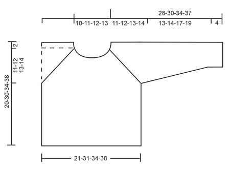 Diagram measurements for DROPS Baby 11-23