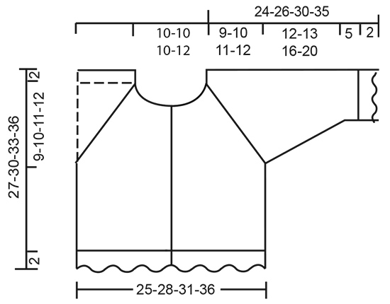 Diagram measurements for DROPS Baby 11-5