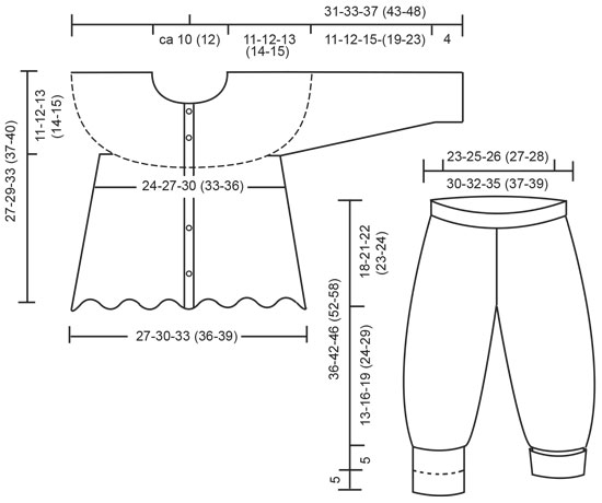 Diagram for DROPS Baby 13-18