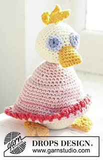 Mama Duck / DROPS Baby 13-29 - Jouets Drops : Canard en Safran