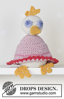 Mama Duck / DROPS Baby 13-29 - Jouets Drops : Canard en Safran