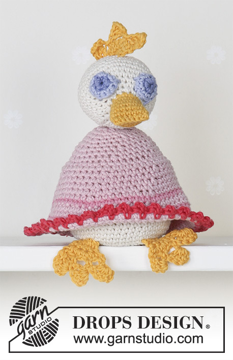 Mama Duck / DROPS Baby 13-29 - Jouets Drops : Canard en Safran