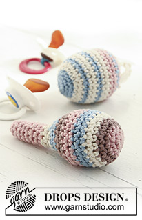Maracas / DROPS Baby 13-32 - Ball and Rattle 