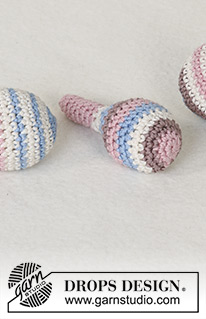 Maracas / DROPS Baby 13-32 - Ball and Rattle 