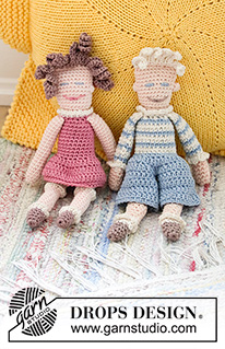 Peter / DROPS Baby 13-33 - The crochet dolls “Peter” and “Pernille”
