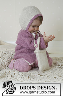 Little Lisa / DROPS Baby 13-6 - Giacca, pantaloni, berretto, borsa e copertina in Alpaca.