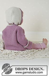Little Lisa / DROPS Baby 13-6 - Giacca, pantaloni, berretto, borsa e copertina in Alpaca.