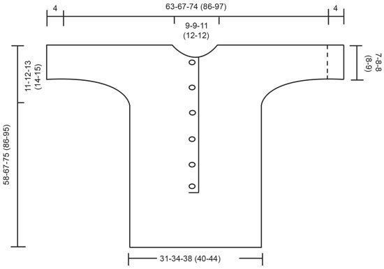 Diagram measurements for DROPS Baby 14-14