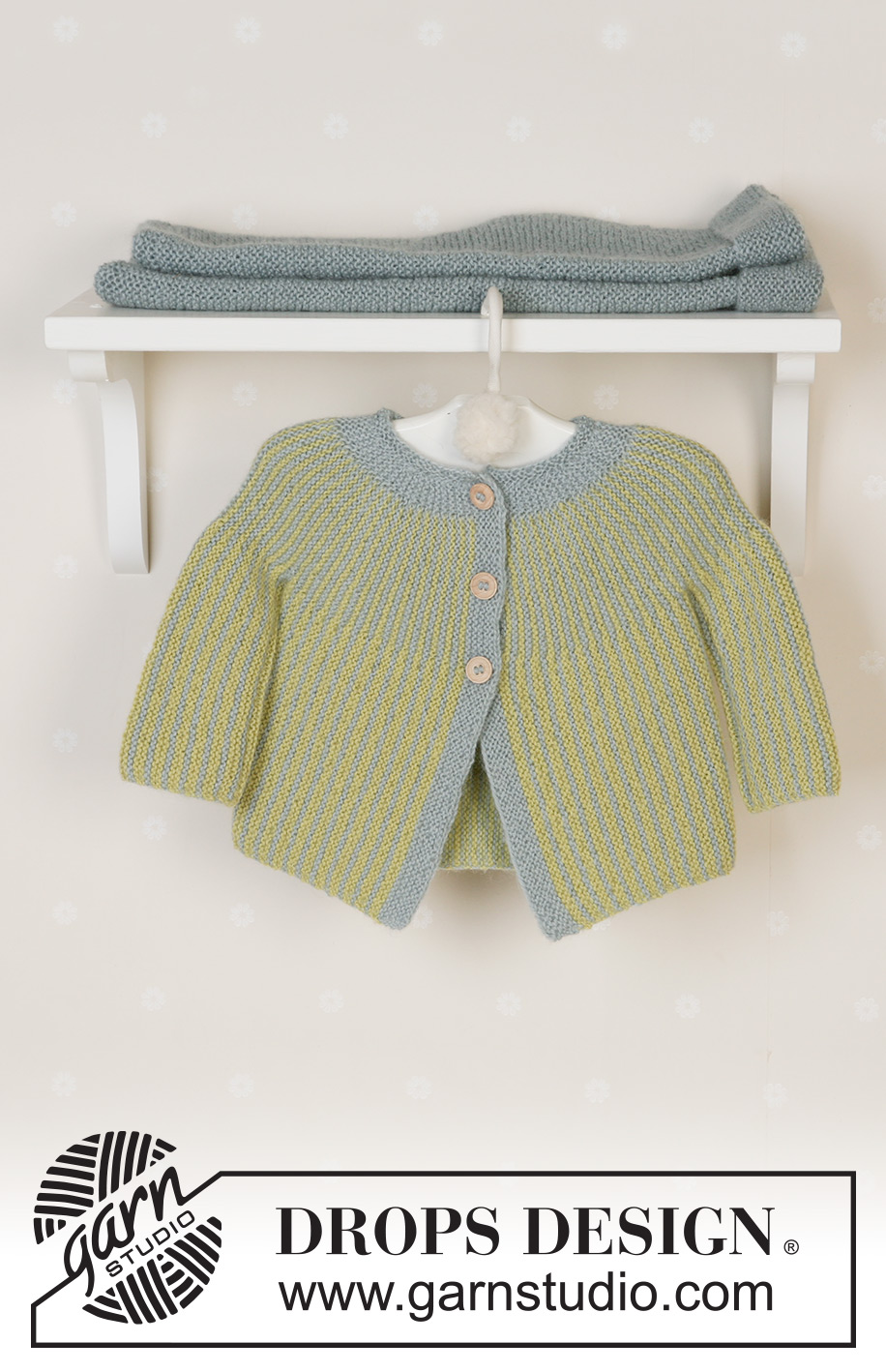 Little Fern / DROPS Baby 14-27 - Set of pants and jacket in garter stitch in DROPS Alpaca. Sizes baby and children from 1 month to 4 years.