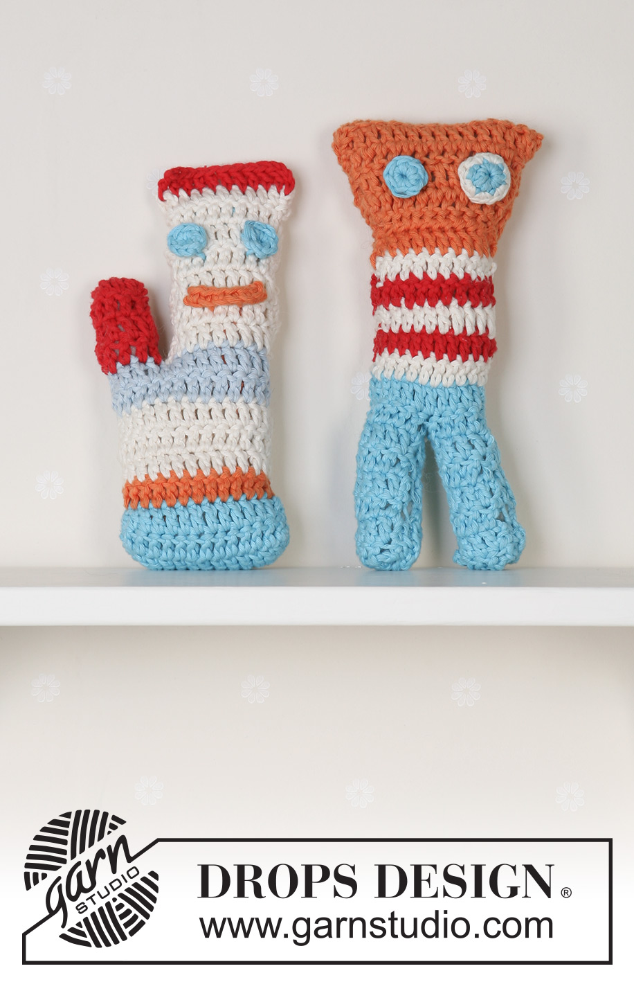 Funny Jester / DROPS Baby 14-28 - DROPS Alpaca lõngast kootud tuttidega beebi müts / laste tuukrimüts 1 kuusele kuni 4 aastasele 