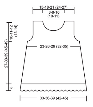 Diagram measurements for DROPS Baby 14-4