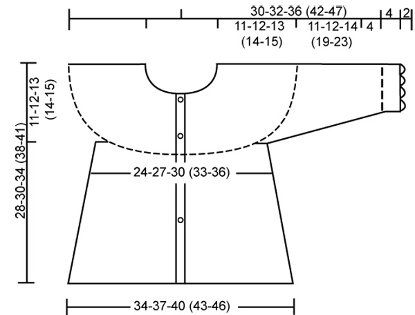 Diagram measurements for DROPS Baby 14-5