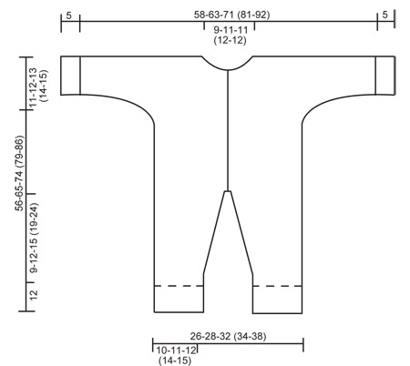 Diagram measurements for DROPS Baby 16-4