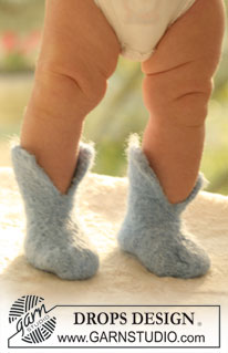 Tovade Tofflor / DROPS Baby 17-12