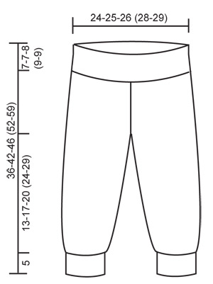Diagram measurements for DROPS Baby 17-16