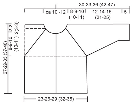 Diagram measurements for DROPS Baby 17-23