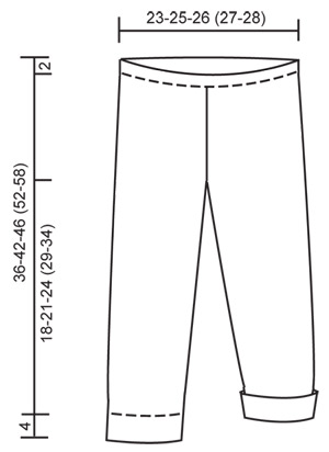 Diagram measurements for DROPS Baby 17-23