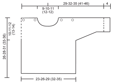 Diagram measurements for DROPS Baby 18-18