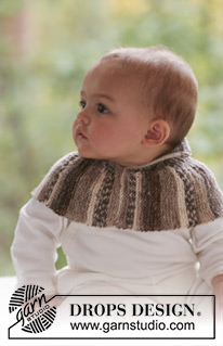 Woodland Elf Cowl / DROPS Baby 18-6 - DROPS Fabel lõngast ripskoes kootud beebi ja laste kaelussall