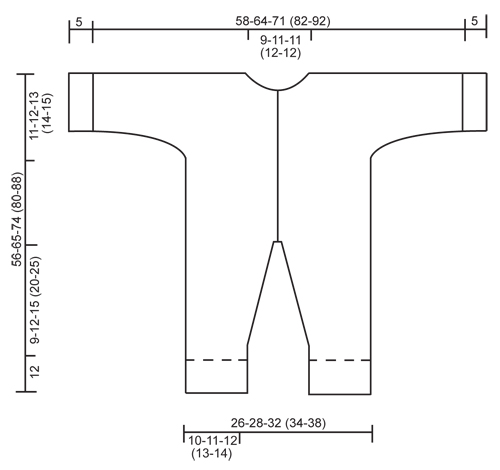 Diagram measurements for DROPS Baby 19-16