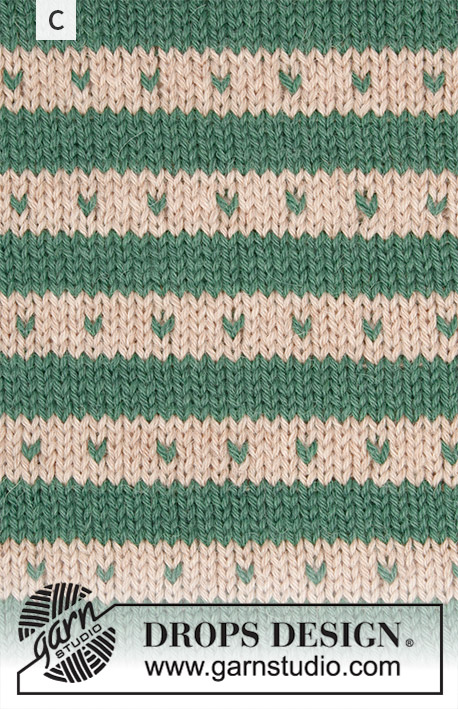 Hello Stripes / DROPS Baby 19-3 - Set med stickad tröja med ränder, lus och raglan, byxa och sockor till baby och barn i DROPS Fabel