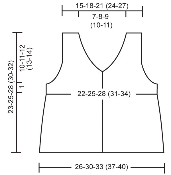 Diagram measurements for DROPS Baby 19-7