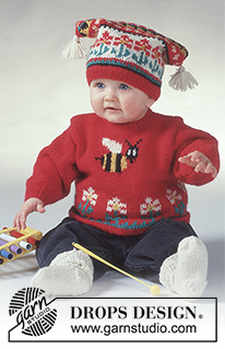 Free knitting and crochet patterns / DROPS Baby 2-1