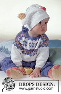 Free knitting and crochet patterns / DROPS Baby 2-14