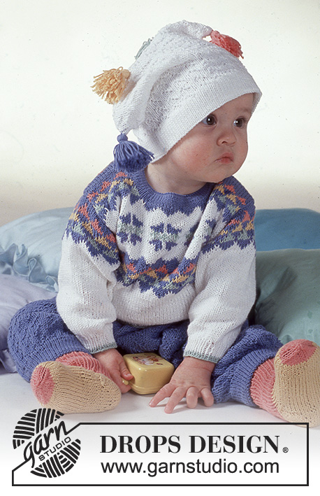 Free knitting and crochet patterns / DROPS Baby 2-14
