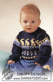 Free knitting and crochet patterns / DROPS Baby 2-15