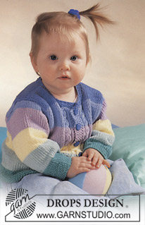 Free knitting and crochet patterns / DROPS Baby 2-16