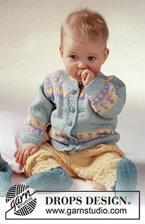Free knitting and crochet patterns / DROPS Baby 2-3