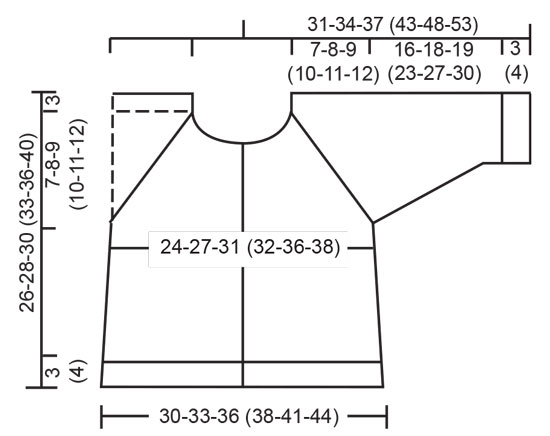 Diagram measurements for DROPS Baby 20-16