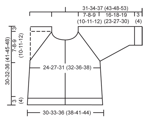 Diagram measurements for DROPS Baby 20-21