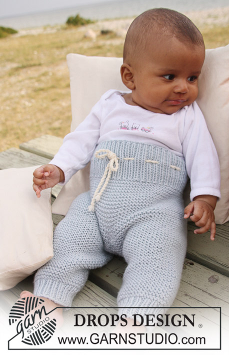 Blue Pants / DROPS Baby - Gratis strikkeopskrifter fra Design