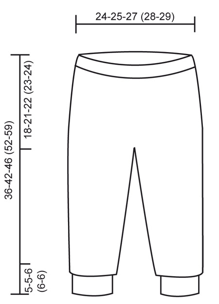 Diagram measurements for DROPS Baby 20-4