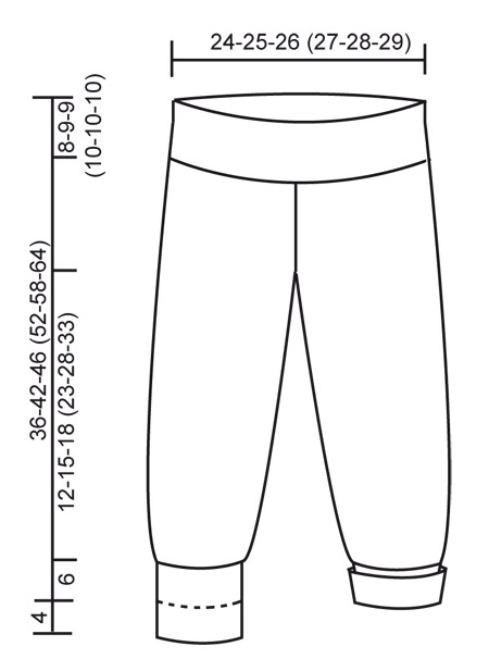 Diagram measurements for DROPS Baby 20-7