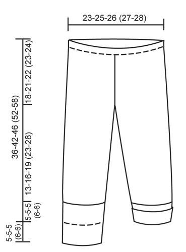 Diagram measurements for DROPS Baby 21-13