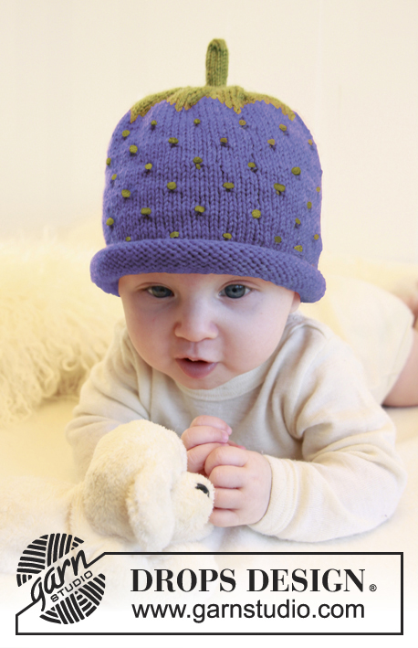 Blueberry DROPS Baby 21-20 - Gratis strikkeopskrifter DROPS Design