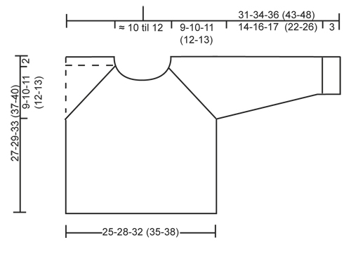 Diagram measurements for DROPS Baby 21-30