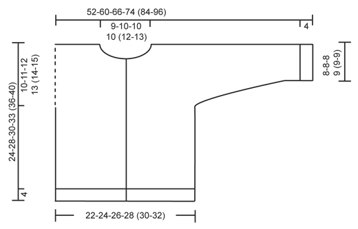 Diagram measurements for DROPS Baby 25-18