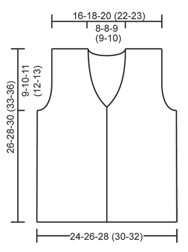 Diagram measurements for DROPS Baby 25-22