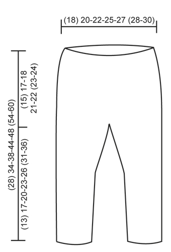 Diagram measurements for DROPS Baby 25-27